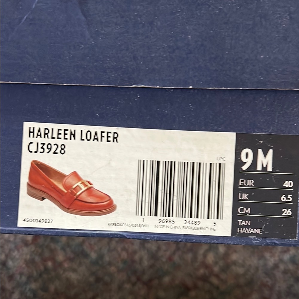 Rockport Tan and Gold Loafers with Elegant Design - Picture 4 of 5